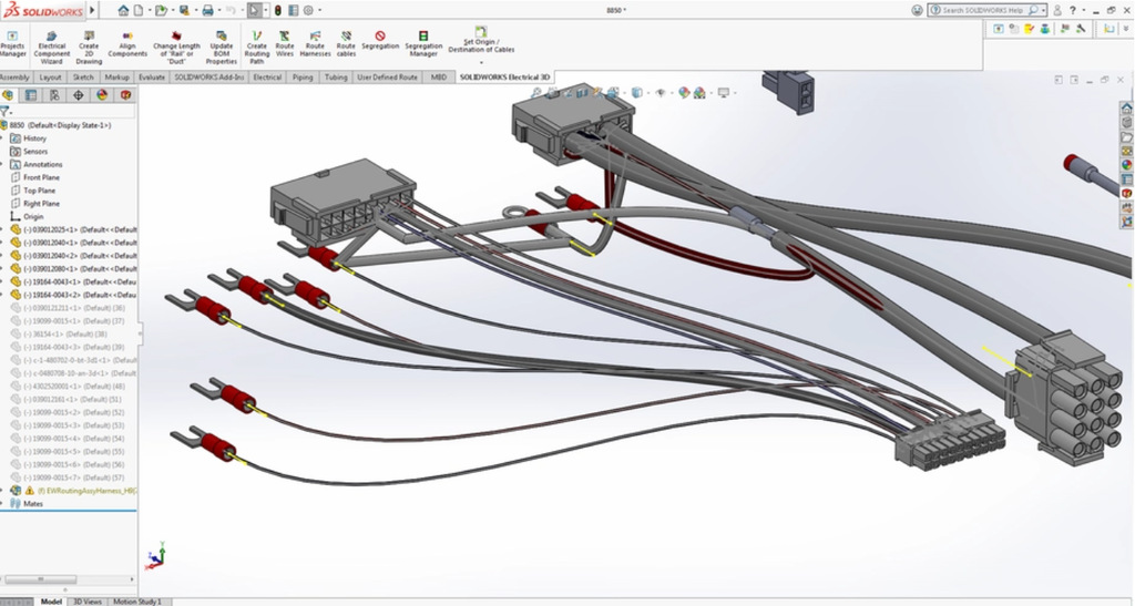 線束設(shè)計(jì)軟件SolidWorks